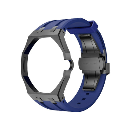 [Riva Schmuck]OAK POP SCHWARZES STAHLGEHÄUSE & SILIKONARMBAND
