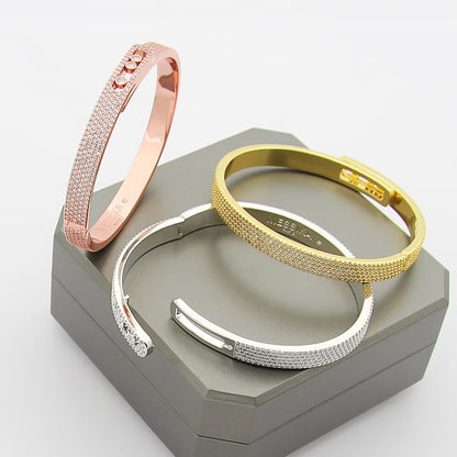 [Riva Jewelry]MOVE NOA FULL-PAVÉ DIAMOND BANGLE BRACELET