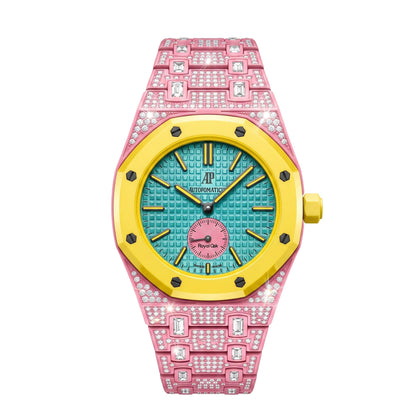 [Riva Jewelry]Royal Oak Pop Exklusiv Bioceramic Gehäuse & Bioceramic Armband Full Diamond