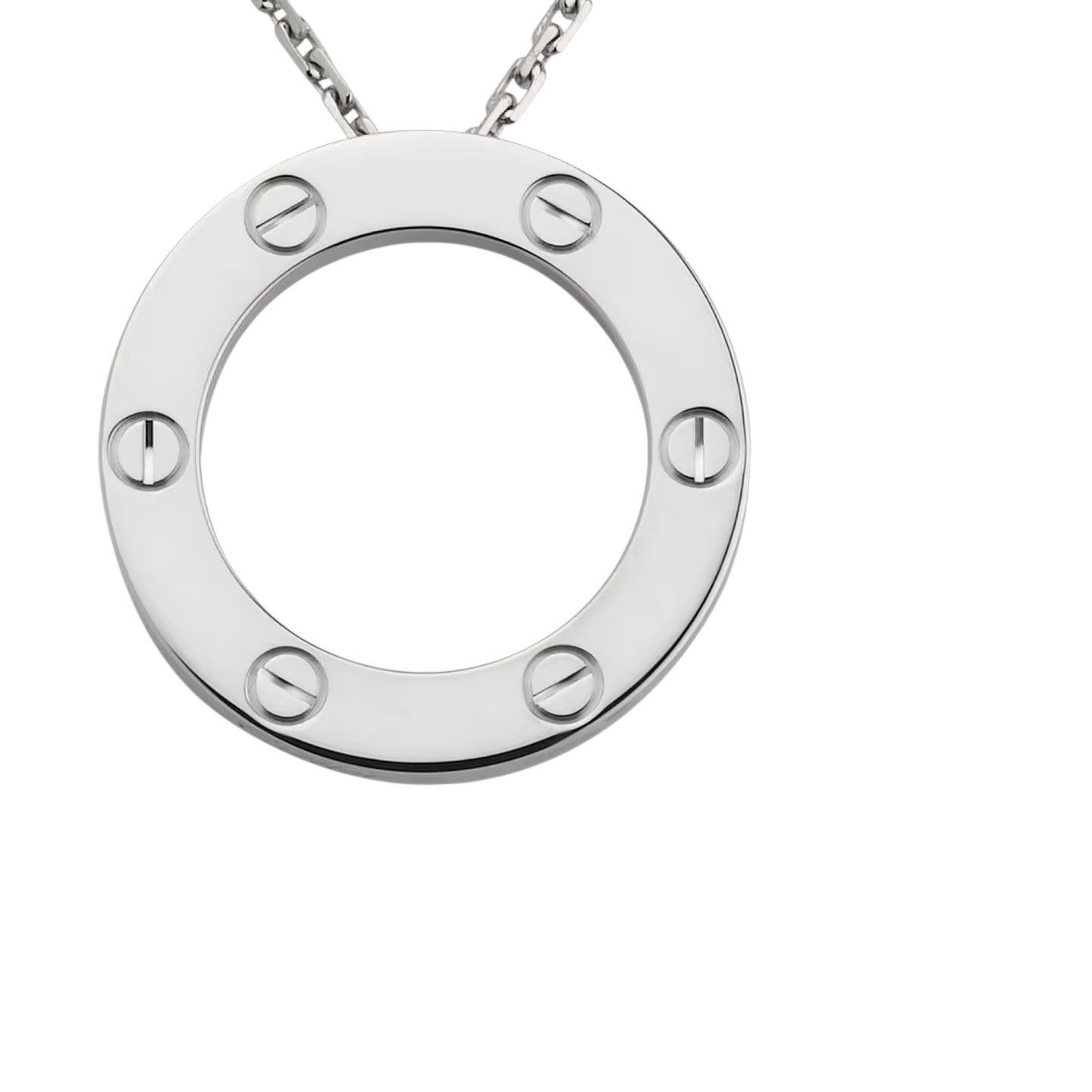 [Riva Jewelry]ラブ ラージ サークル ペンダントネックレス