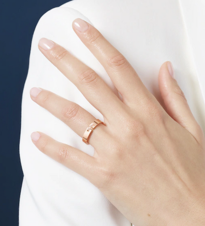 [Riva Schmuck]ALLIANCE LIENS EVIDENCES DIAMANT 4MM RING