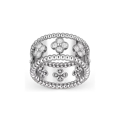 [Riva Jewelry]カレイドスコープ ラディアンス ワイドバンドリング