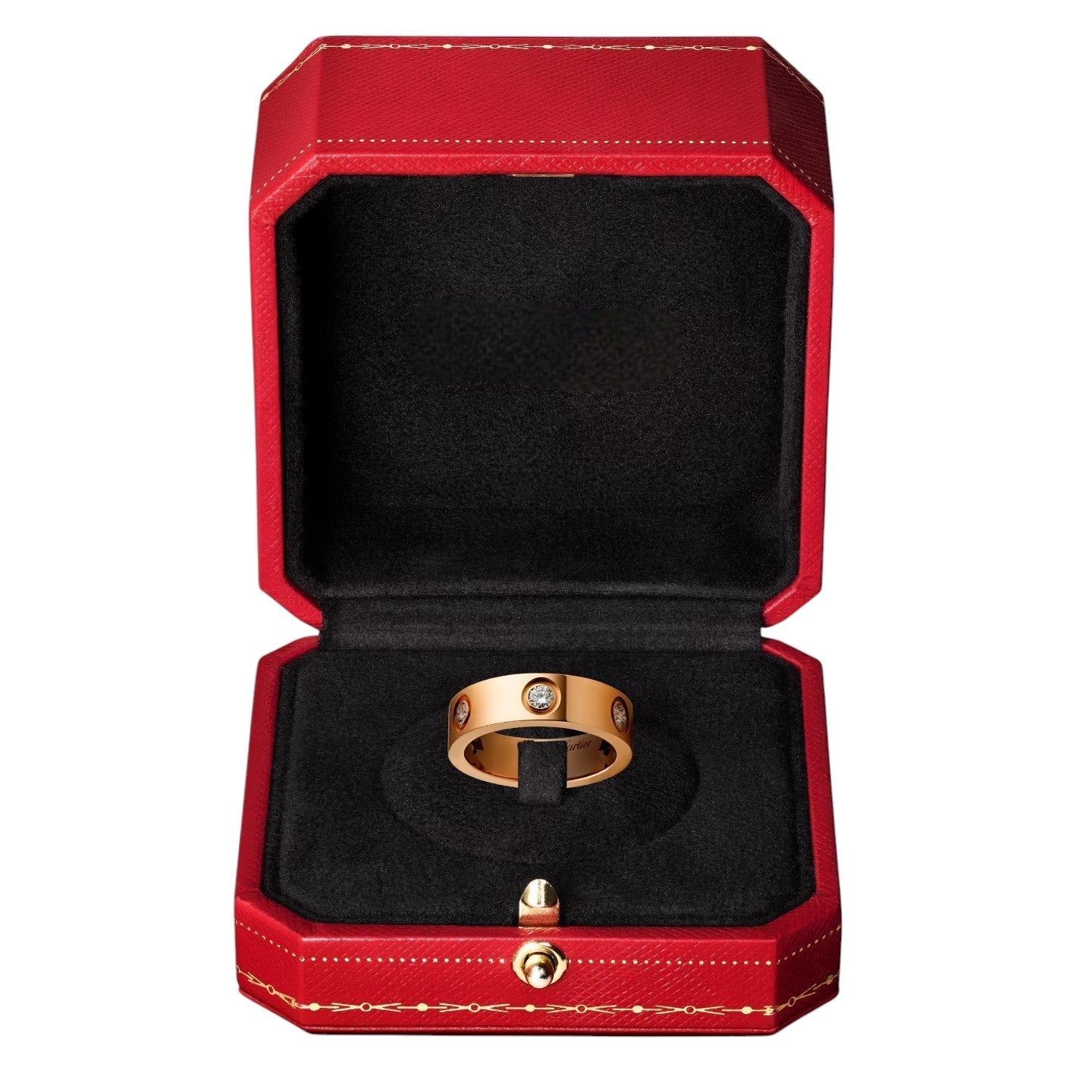 [Riva Jewelry]LOVE 5.5MM 6 DIAMANTEN RING