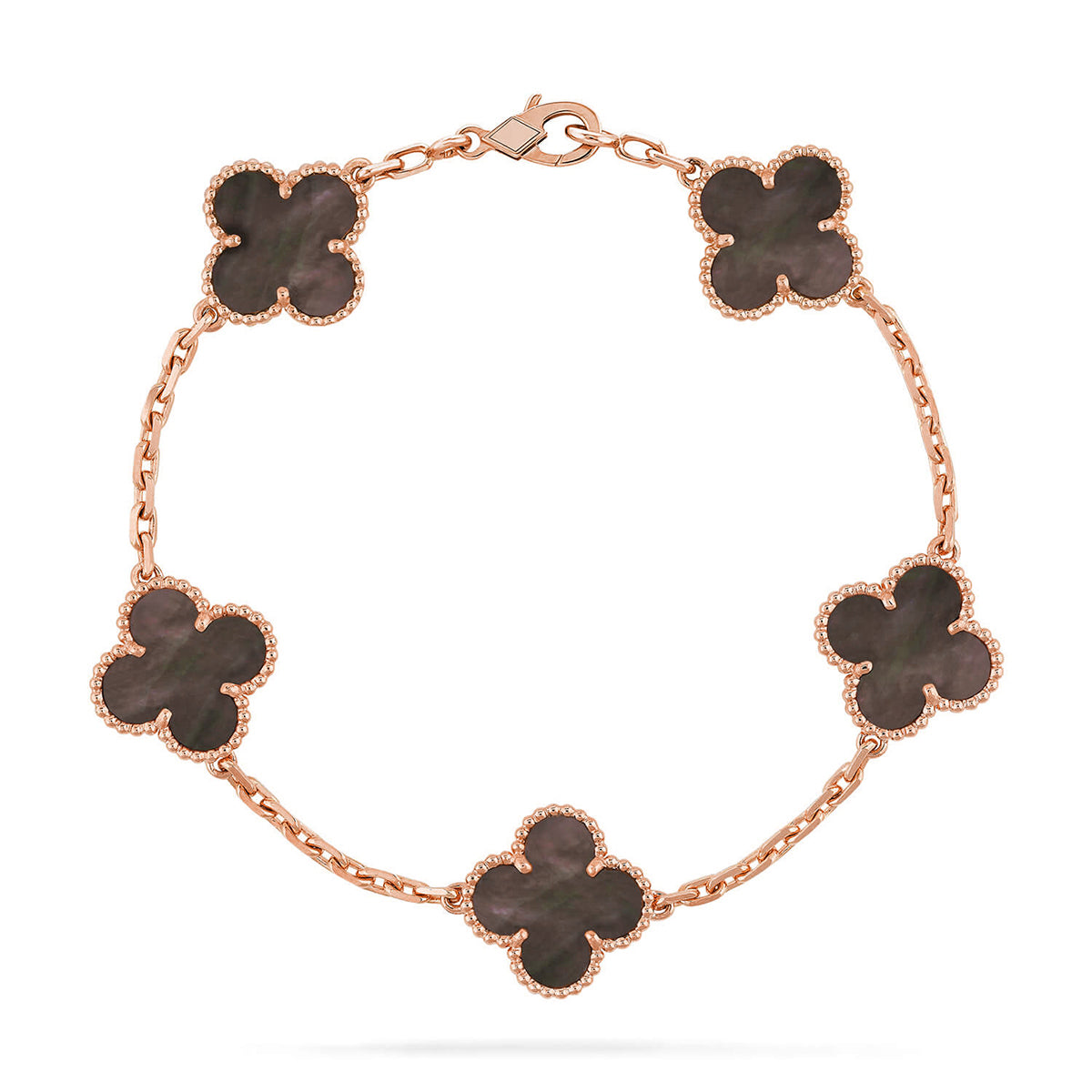 [Riva Jewelry ] CLOVER 5 MOTIF GRAY MOP BRACELET COLLECTION