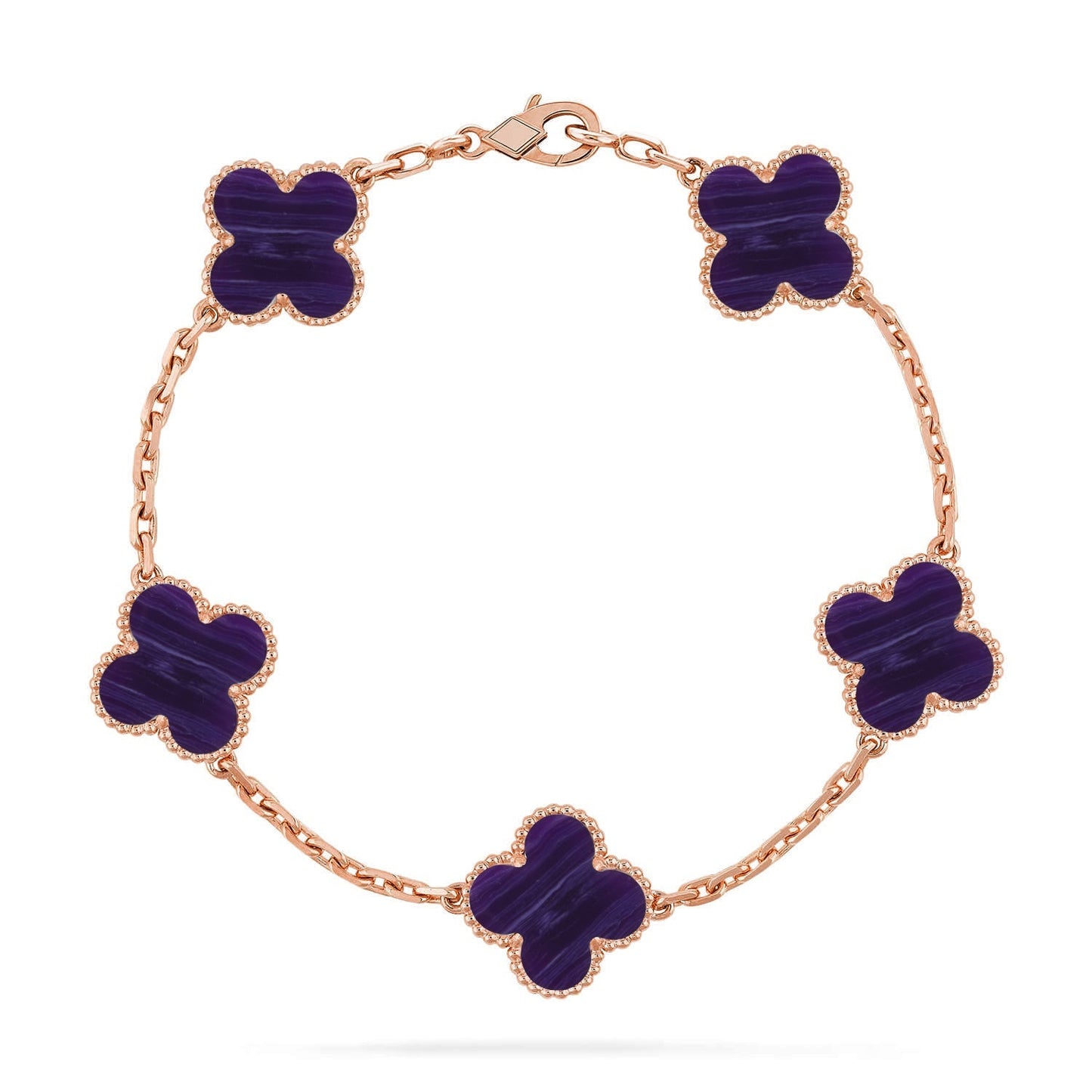 [Riva Jewelry]LUCKY CLOVER 5-MOTIF ARMBAND – CHAROIT-KOLLEKTION
