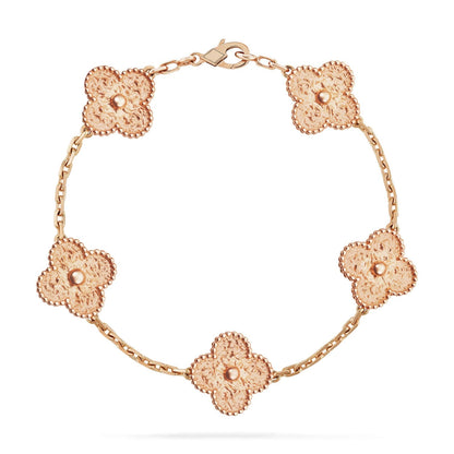 [Riva Schmuck]GLÜCKSKLEE 5-MOTIV-ARMBAND - BRONZIERUNG