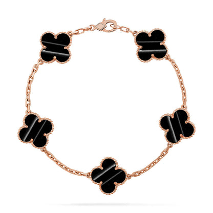 [Riva Jewelry ] CLOVER 5 MOTIF PULSAR STONE BRACELET COLLECTION