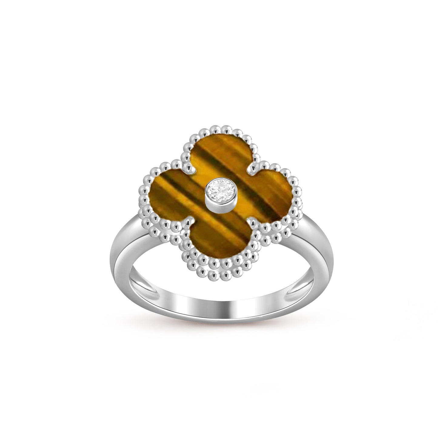 [Riva Schmuck]RINGKOLLEKTION AUS WEISSGOLD MIT KLEEBRAUT-DIAMANTEN