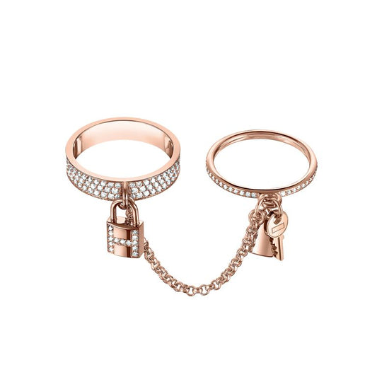 [Riva Jewelry]HM KELLY CLOCHETTE DOPPELRING AUS  MIT DIAMANTEN