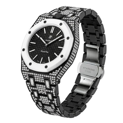 [Riva Jewelry]Royal Oak Pop Exklusiv Bioceramic Gehäuse & Bioceramic Armband Full Diamond