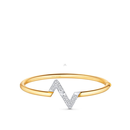 [Riva Jewelry]VOLTE UPSITE DOWN ゴールドダイヤモンドブレスレット