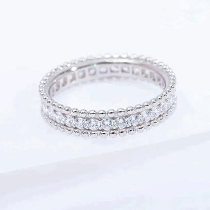 [Riva Jewelry ]PERLEE DIAMOND SILVER RING
