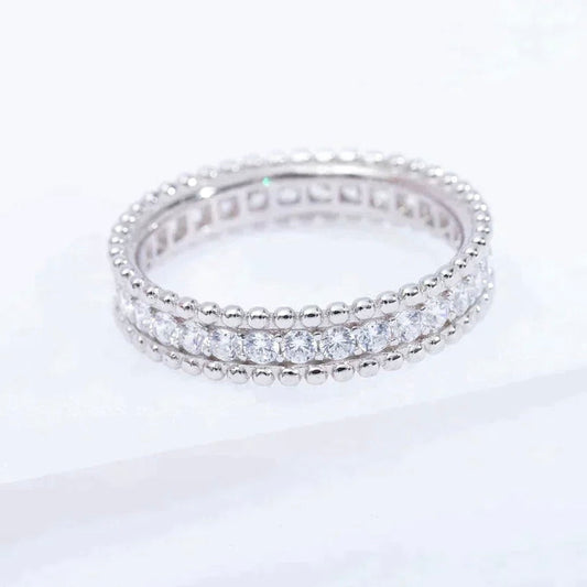 [Riva Jewelry ]PERLEE DIAMOND SILVER RING