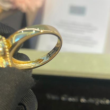 [Riva  Jewelry]NEW CLOVER PINK ENAMEL RINGS