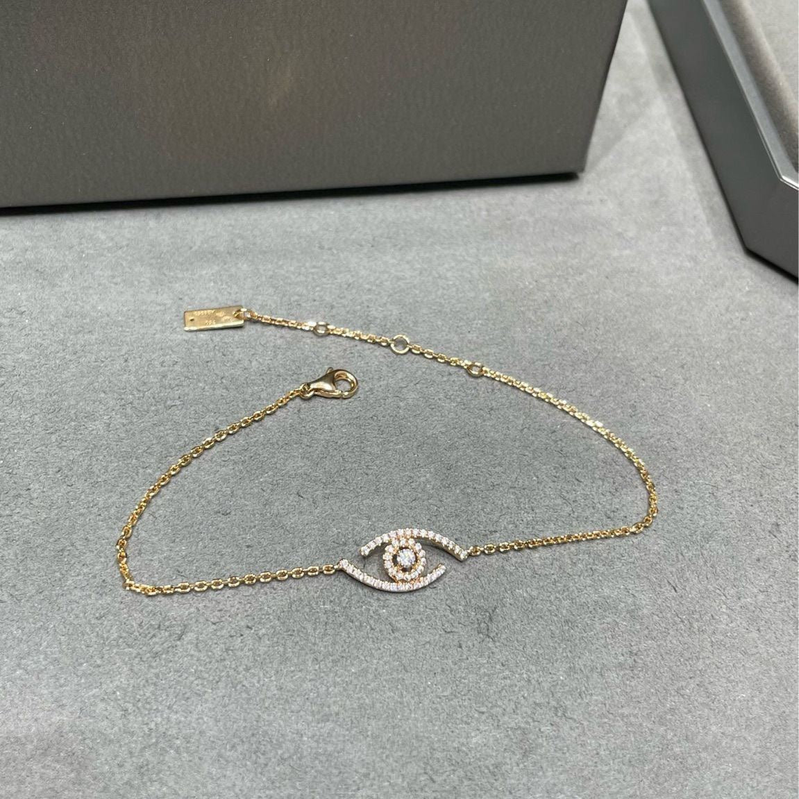[Riva Jewelry]LUCKY EYE PAVÉ-BESETZTES DIAMANTARMREIF