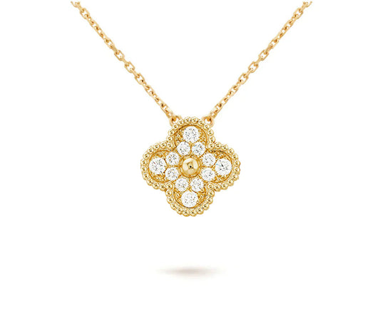 [Riva Jewelry]15MM KLEEBLUMEN-DIAMANTANHÄNGER-KOLLEKTION