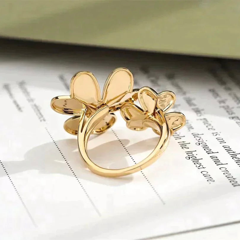 [Riva Jewelry ]CLOVER COMOS GOLD DIAMOND RING