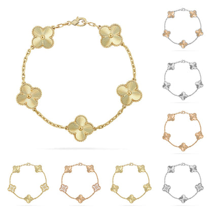[Riva Schmuck]ARMBAND GLÜCKKLEE 5-MOTIVE - LASER KOLLEKTION