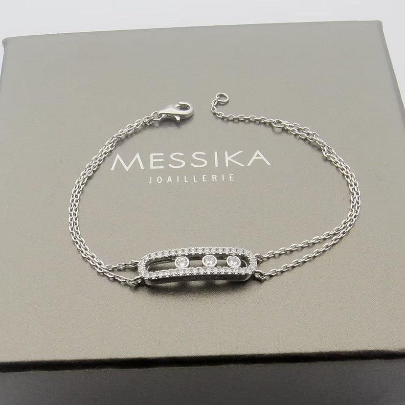 [Riva Jewelry]ムーブ クラシック パヴェ ダイヤモンド ブレスレット