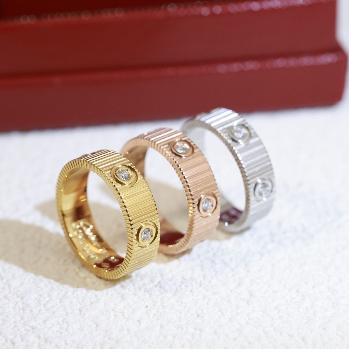 [Riva Jewelry]LOVE 6.5MM UNLIMITED 6 DIAMONDS RING