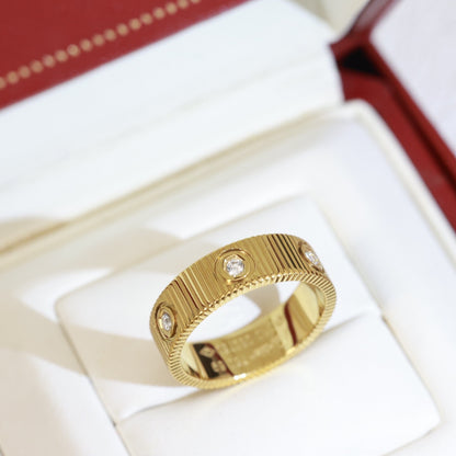 [Riva Jewelry]LOVE 6.5MM UNLIMITED 6 DIAMONDS RING