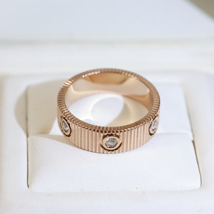 [Riva Jewelry]LOVE 6.5MM UNLIMITED 6 DIAMONDS RING