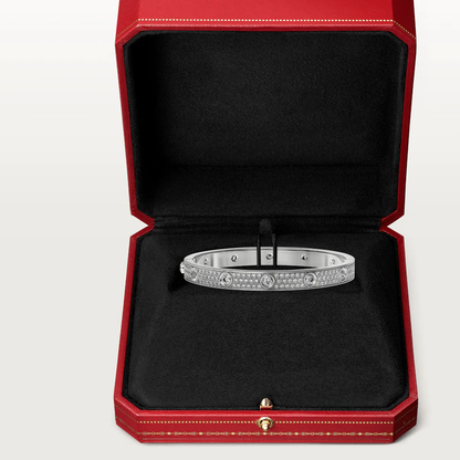 [Riva Jewelry ]LOVE BRACELET 6.1MM DIAMOND-PAVED 10 BIG DIAMONDS