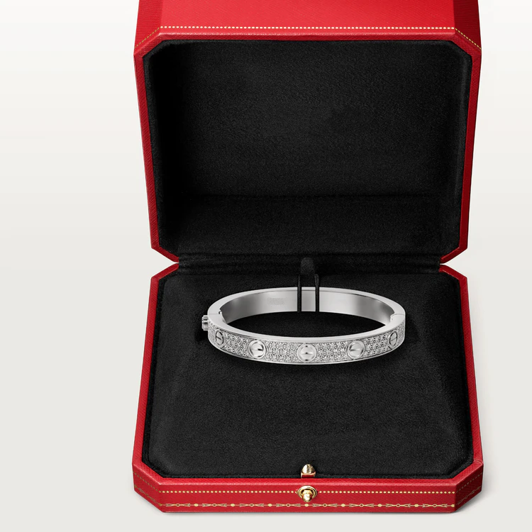 [Riva Jewelry ]LOVE BRACELET 6.1MM DIAMOND-PAVED