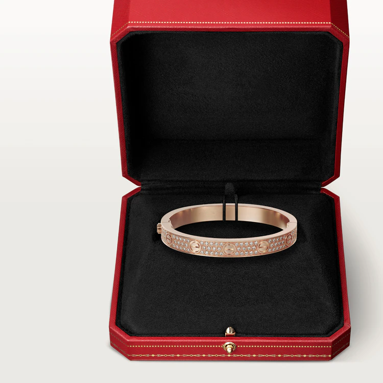 [Riva Jewelry ]LOVE BRACELET 6.1MM DIAMOND-PAVED