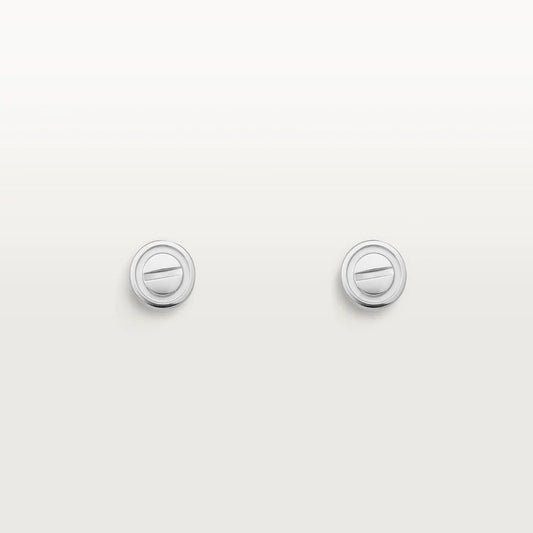 [Riva Jewelry ]LOVE EARRINGS SILVER 10MM