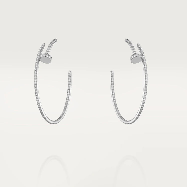 [Riva Jewelry ]JUSTE EARRINGS FULL DIAMONDS 1.8MM