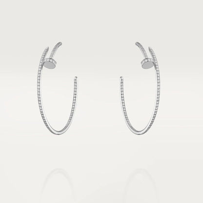 [Riva Jewelry ]JUSTE EARRINGS FULL DIAMONDS 1.8MM