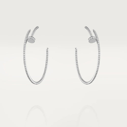 [Riva Jewelry ]JUSTE EARRINGS FULL DIAMONDS 1.8MM