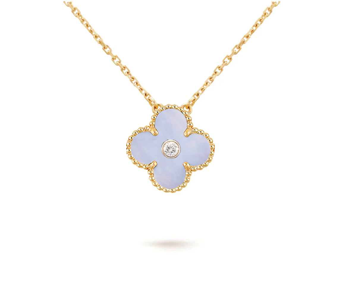 [Riva Jewelry]15MM KLEEBLUMEN-DIAMANTANHÄNGER-KOLLEKTION