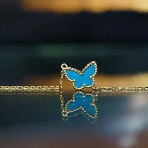 [Riva Jewelry ]BUTTERFLY TURQUOISE BUTTERFLY BRACELET