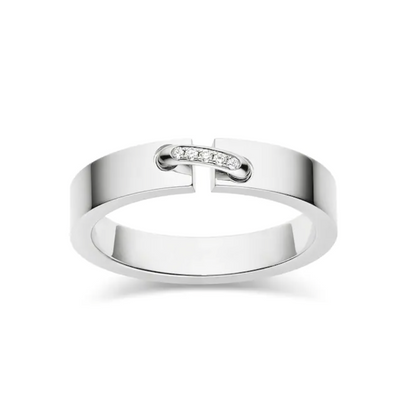 [Riva Schmuck]ALLIANCE LIENS EVIDENCES DIAMANT 4MM RING