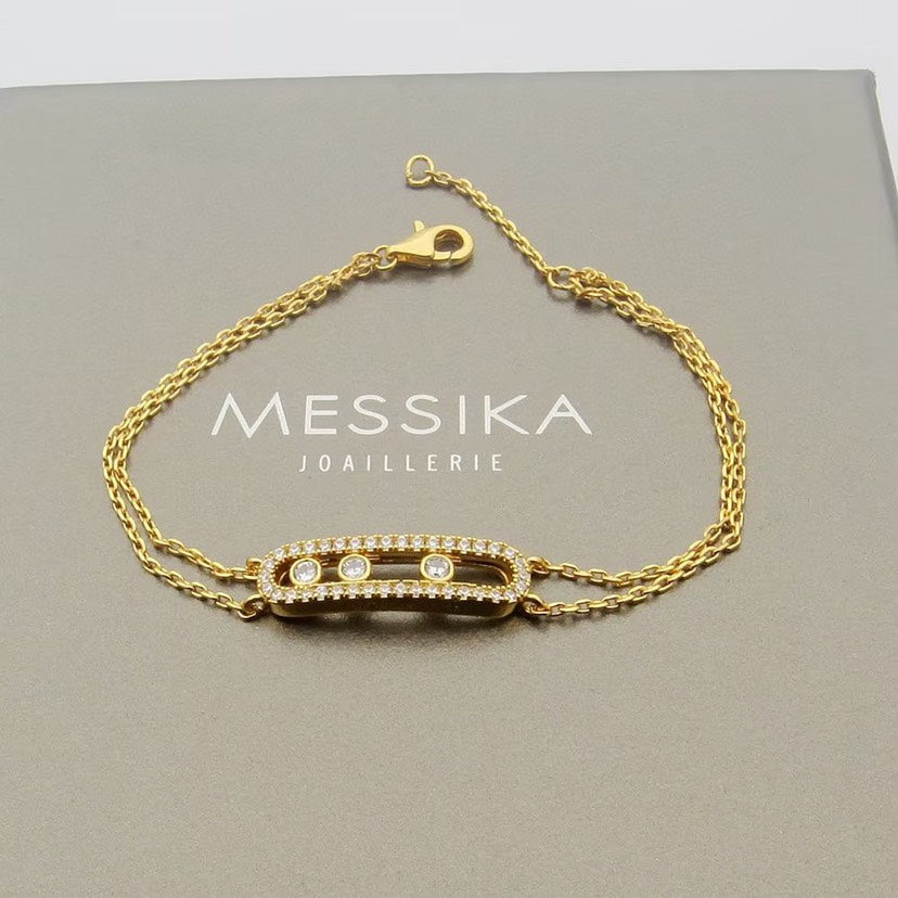 [Riva Jewelry]ムーブ クラシック パヴェ ダイヤモンド ブレスレット