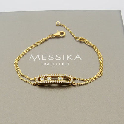 [Riva Jewelry]ムーブ クラシック パヴェ ダイヤモンド ブレスレット