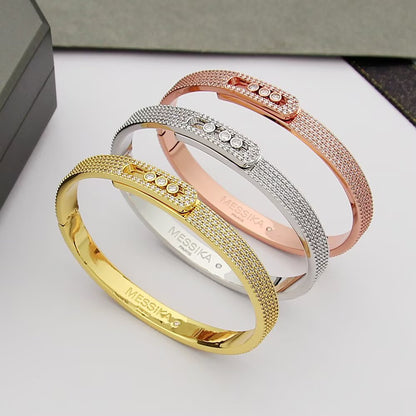 [Riva Jewelry]Move Noa Full Pavé Diamond Bangle Bracelet