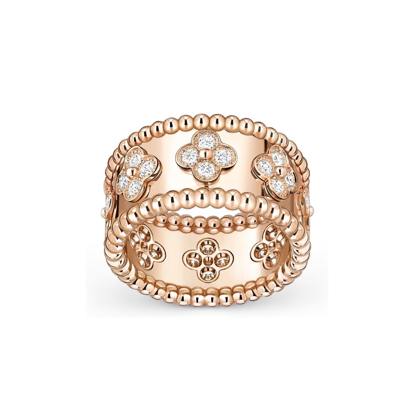 [Riva Jewelry]カレイドスコープ ラディアンス ワイドバンドリング