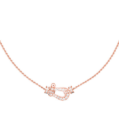 [Riva Jewelry ]FORCE 10 PINK GOLD DIAMOND NECKLACE