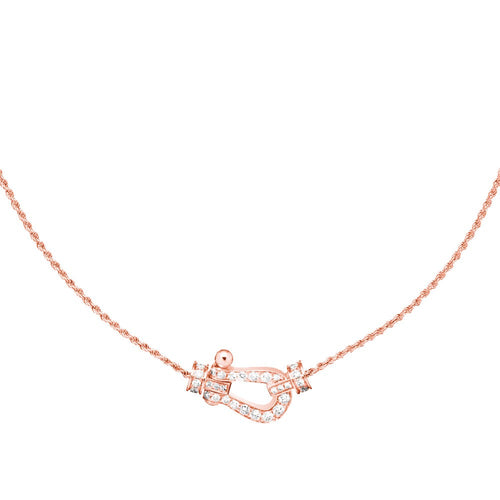 [Riva Jewelry ]FORCE 10 PINK GOLD DIAMOND NECKLACE