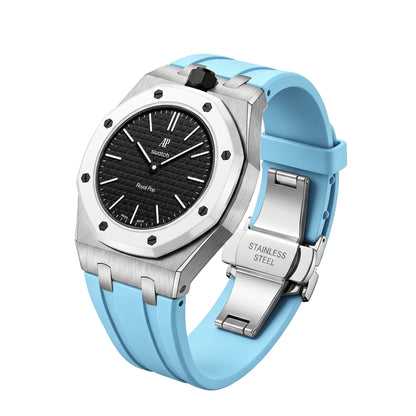 [Riva Jewelry]Royal Oak Pop Exclusive Stahlgehäuse & Silikonarmband mit Wiege