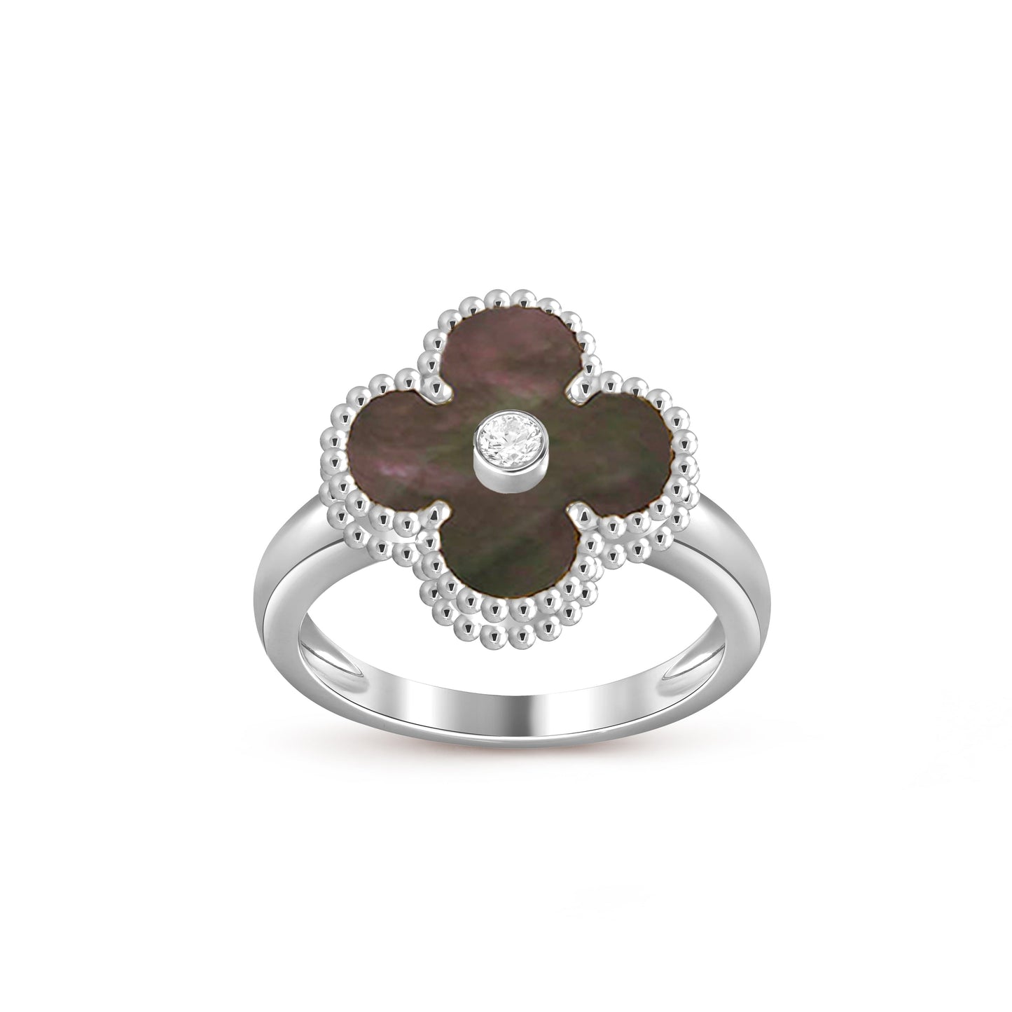 [Riva Schmuck]RINGKOLLEKTION AUS WEISSGOLD MIT KLEEBRAUT-DIAMANTEN