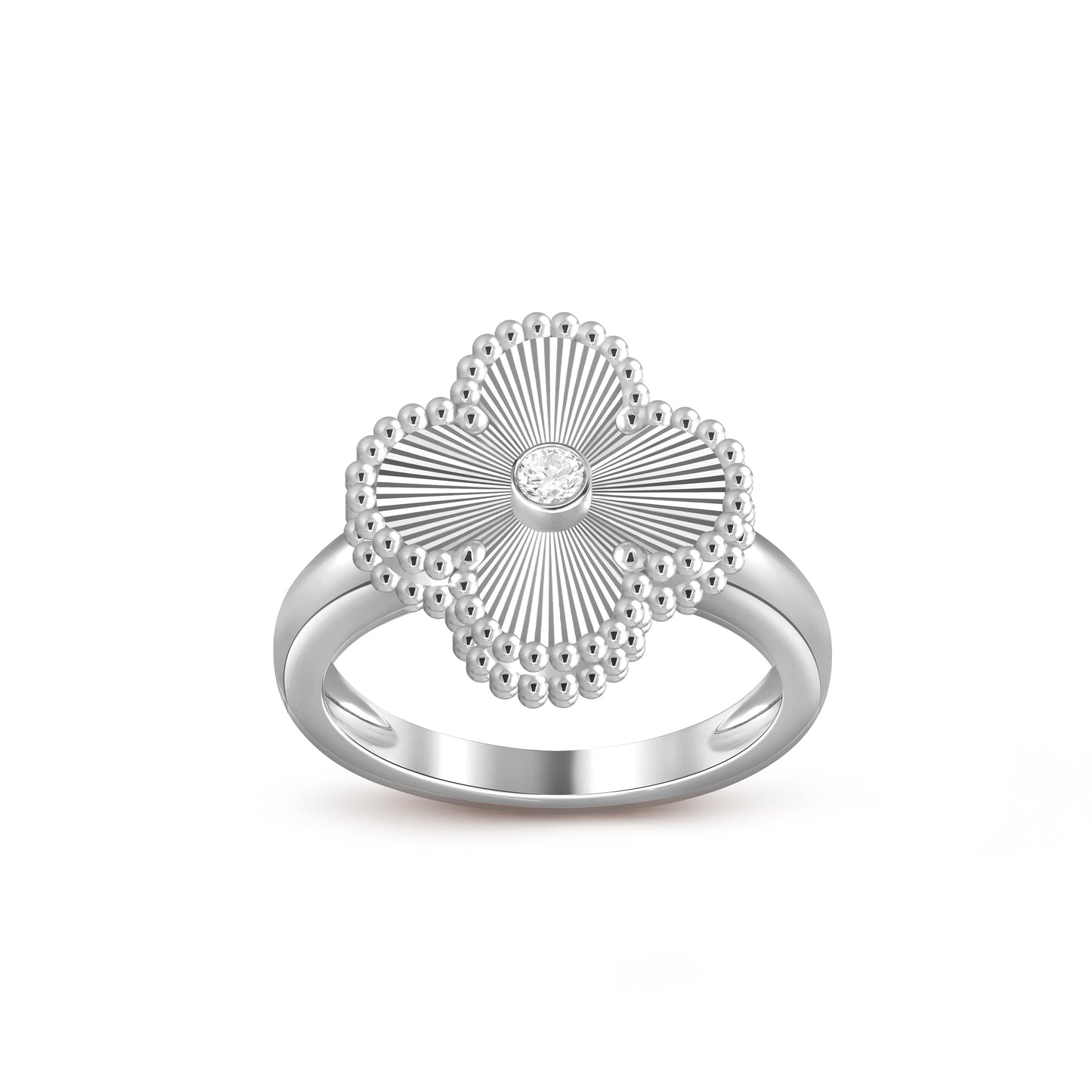 [Riva Schmuck]RINGKOLLEKTION AUS WEISSGOLD MIT KLEEBRAUT-DIAMANTEN