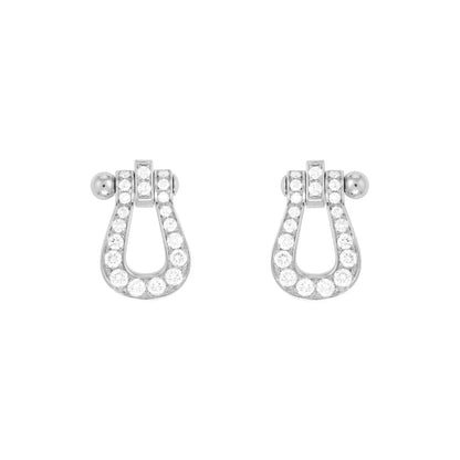 [Riva Jewelry ]FORCE 10 FULL DIAMOND STUD EARRINGS MINI MODEL