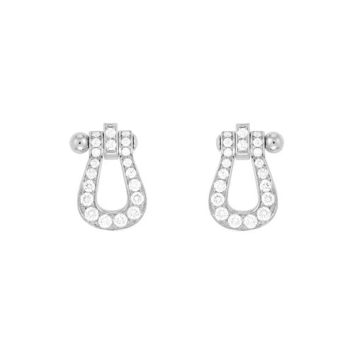 [Riva Jewelry ]FORCE 10 FULL DIAMOND STUD EARRINGS MINI MODEL