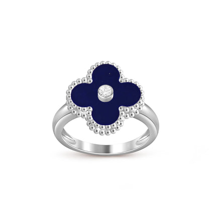 [Riva Schmuck]RINGKOLLEKTION AUS WEISSGOLD MIT KLEEBRAUT-DIAMANTEN