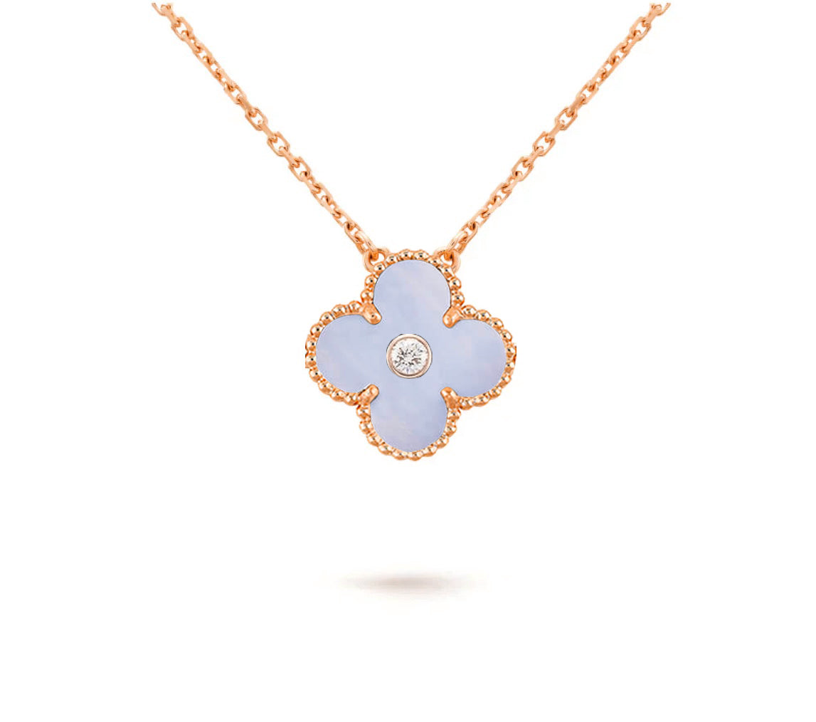 [Riva Jewelry]15MM KLEEBLUMEN-DIAMANTANHÄNGER-KOLLEKTION
