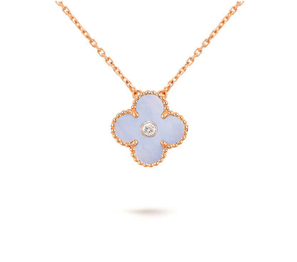 [Riva Jewelry]15MM KLEEBLUMEN-DIAMANTANHÄNGER-KOLLEKTION